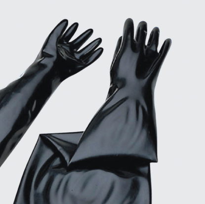 GUANTI PER GLOVE BOX E ISOLATORI IN NEOPRENE/CSM